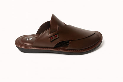 Handmade Men’s Peshawari Style Slippers – Black & Brown | Classic & Comfortable|Premium Handmade Sleeper – Comfortable & Durable A.Lifestyle.pk